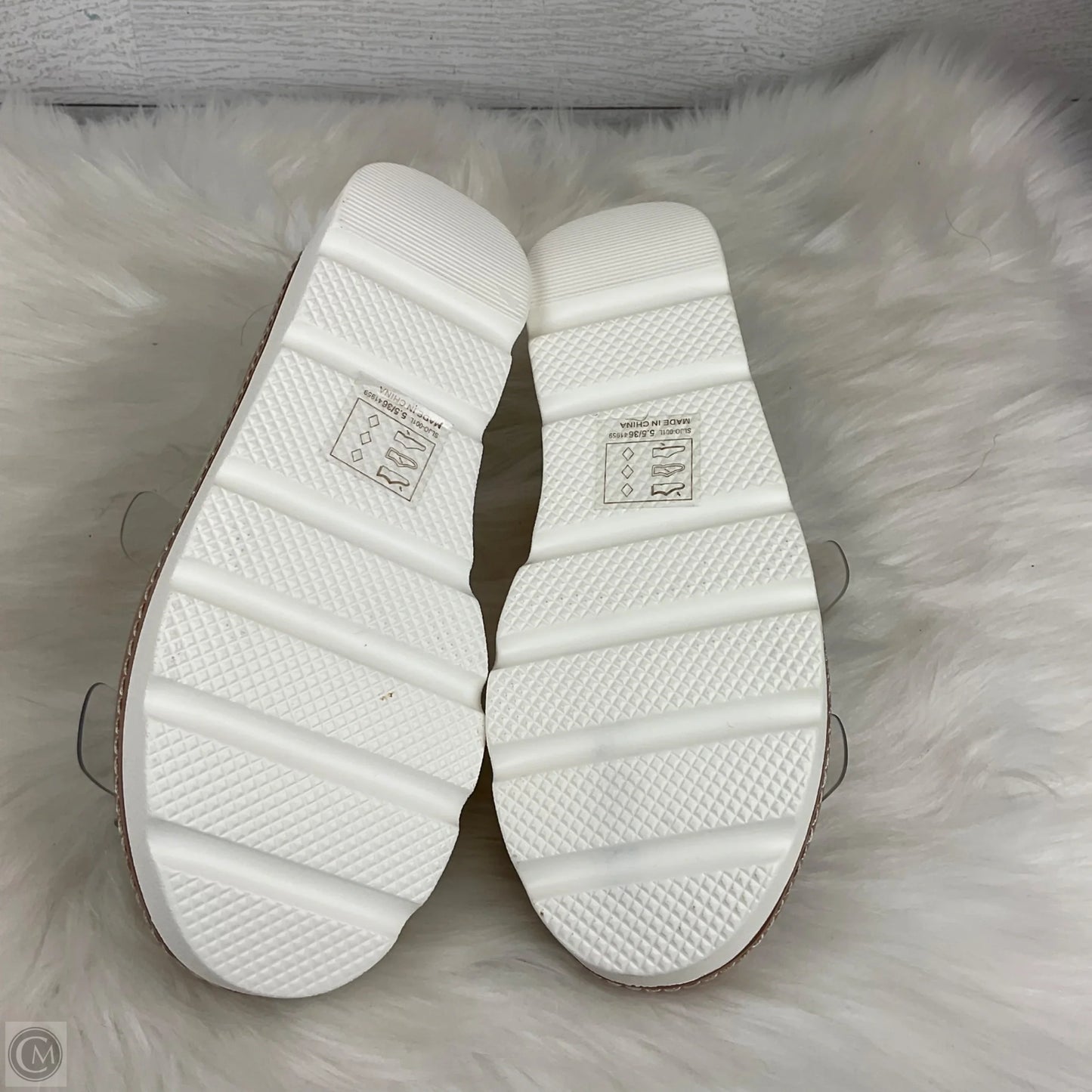Sandals Heels Platform By Chinese Laundry In White, Size: 5.5