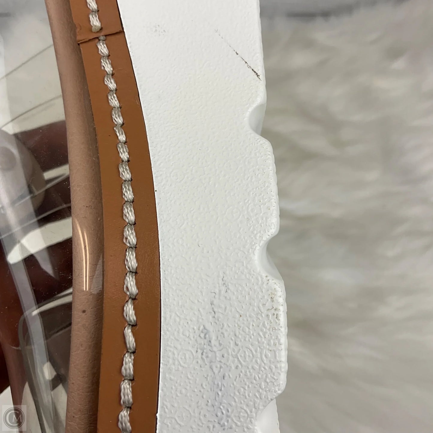 Sandals Heels Platform By Chinese Laundry In White, Size: 5.5