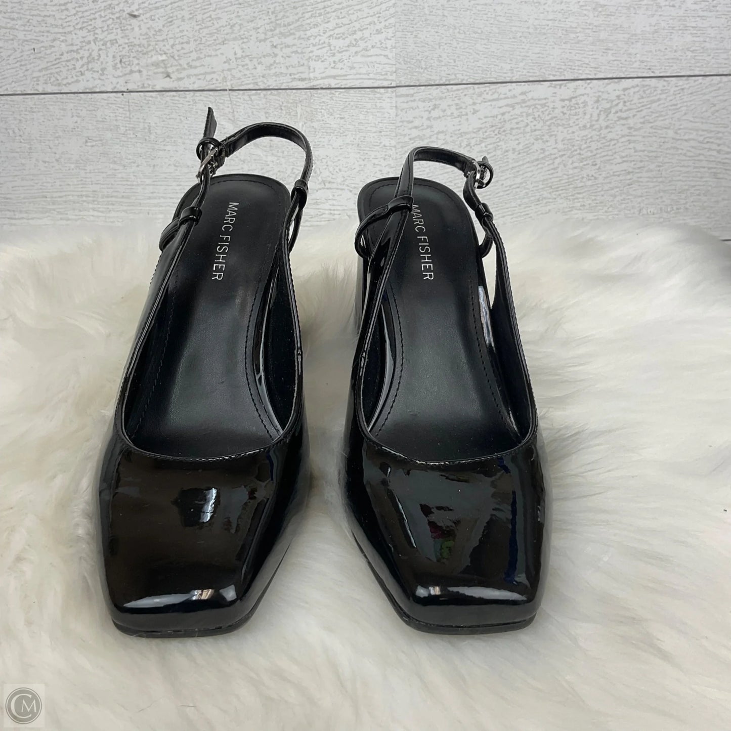Shoes Heels Block By Marc Fisher In Black, Size: 8.5