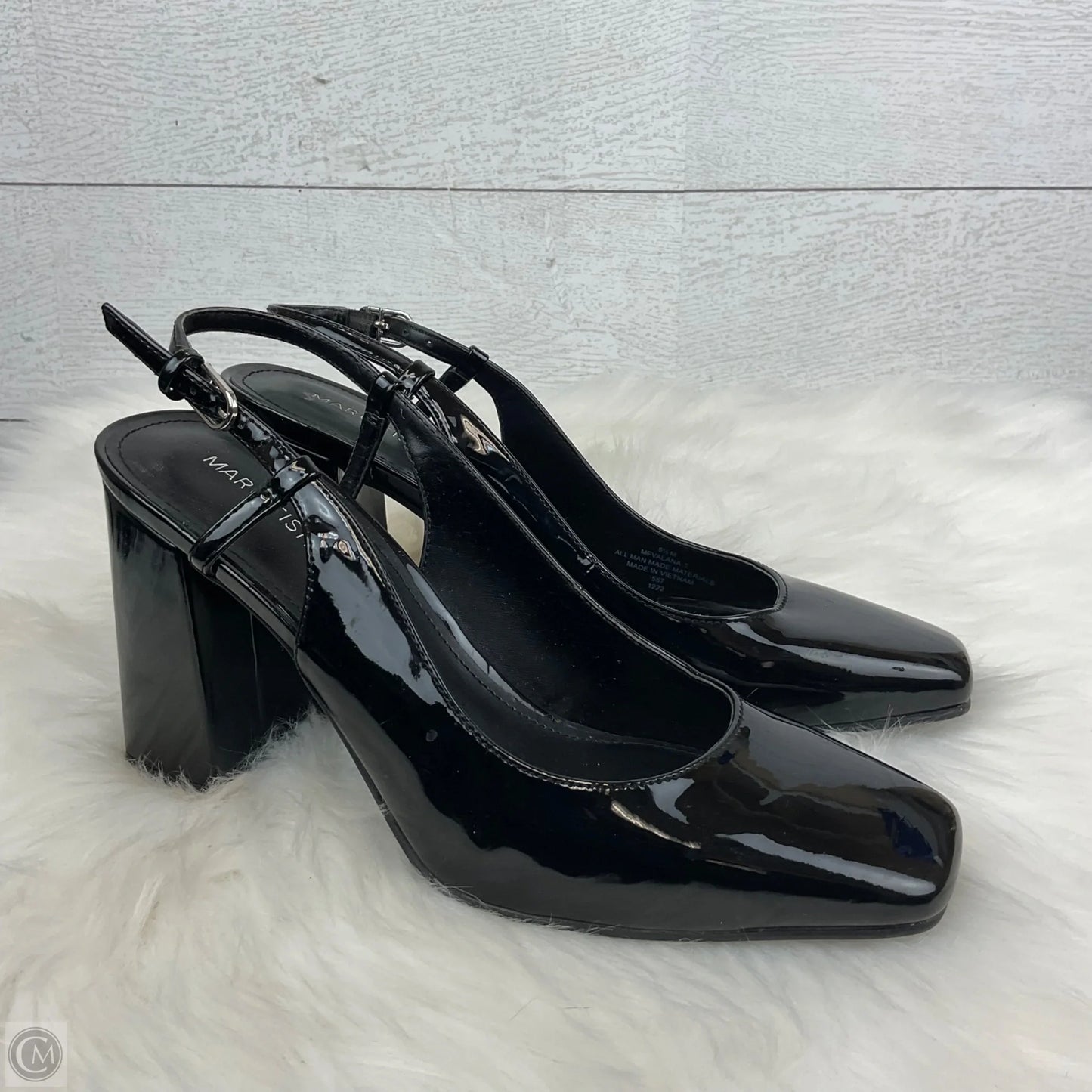 Shoes Heels Block By Marc Fisher In Black, Size: 8.5