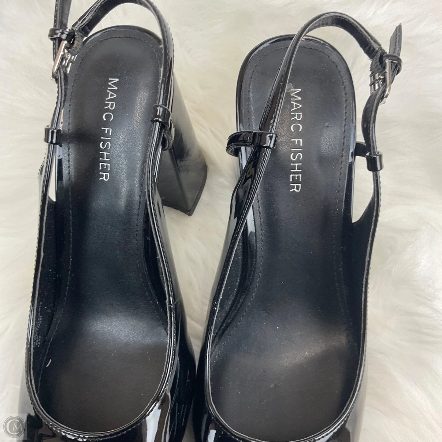 Shoes Heels Block By Marc Fisher In Black, Size: 8.5