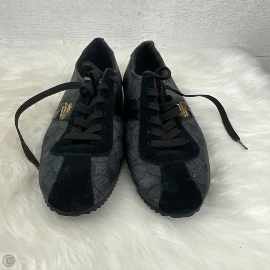 Shoes Designer By Coach In Black, Size: 10