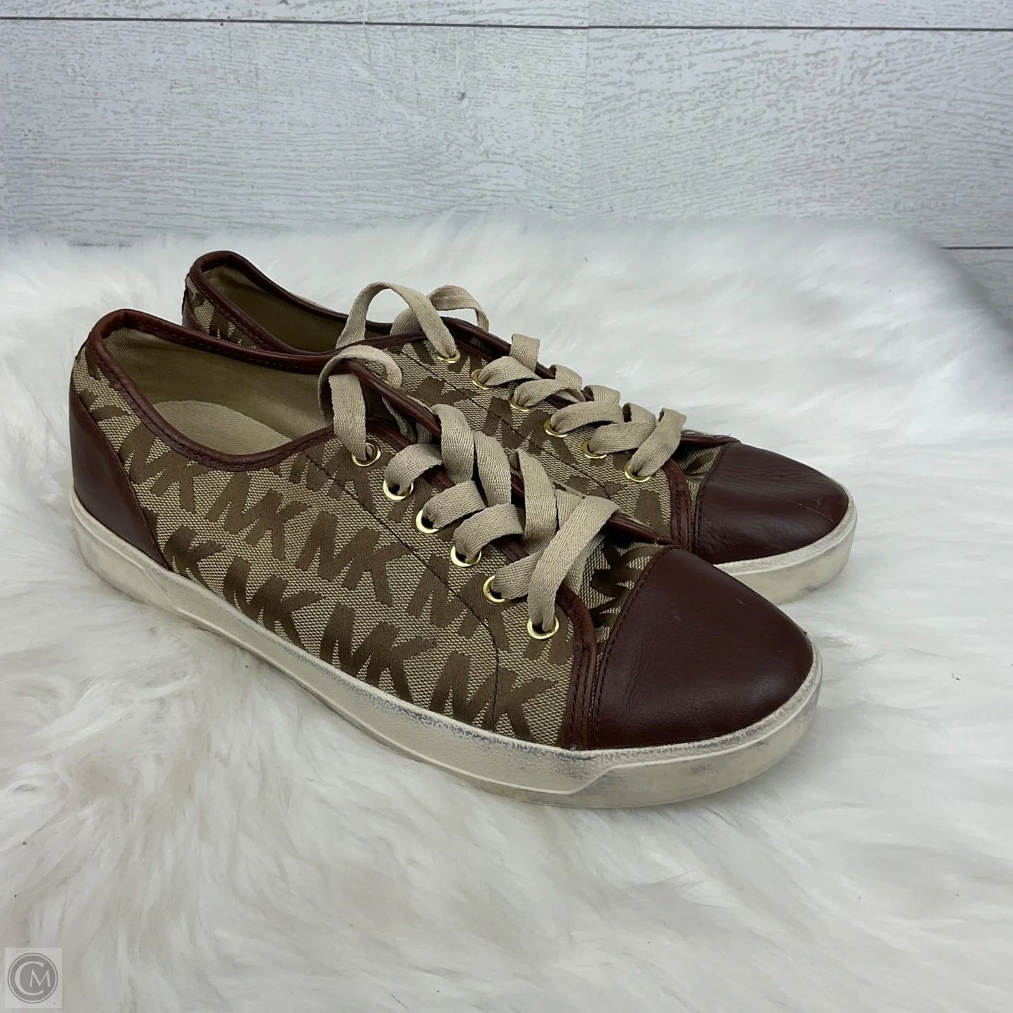 Shoes Designer By Michael Kors In Brown, Size: 9