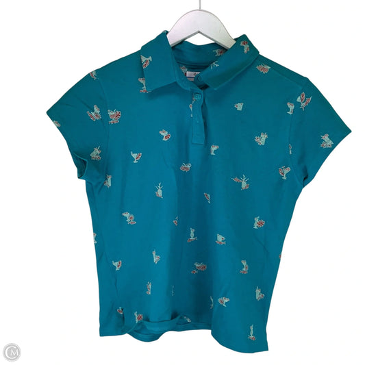 Top Short Sleeve By Columbia In Blue, Size: L