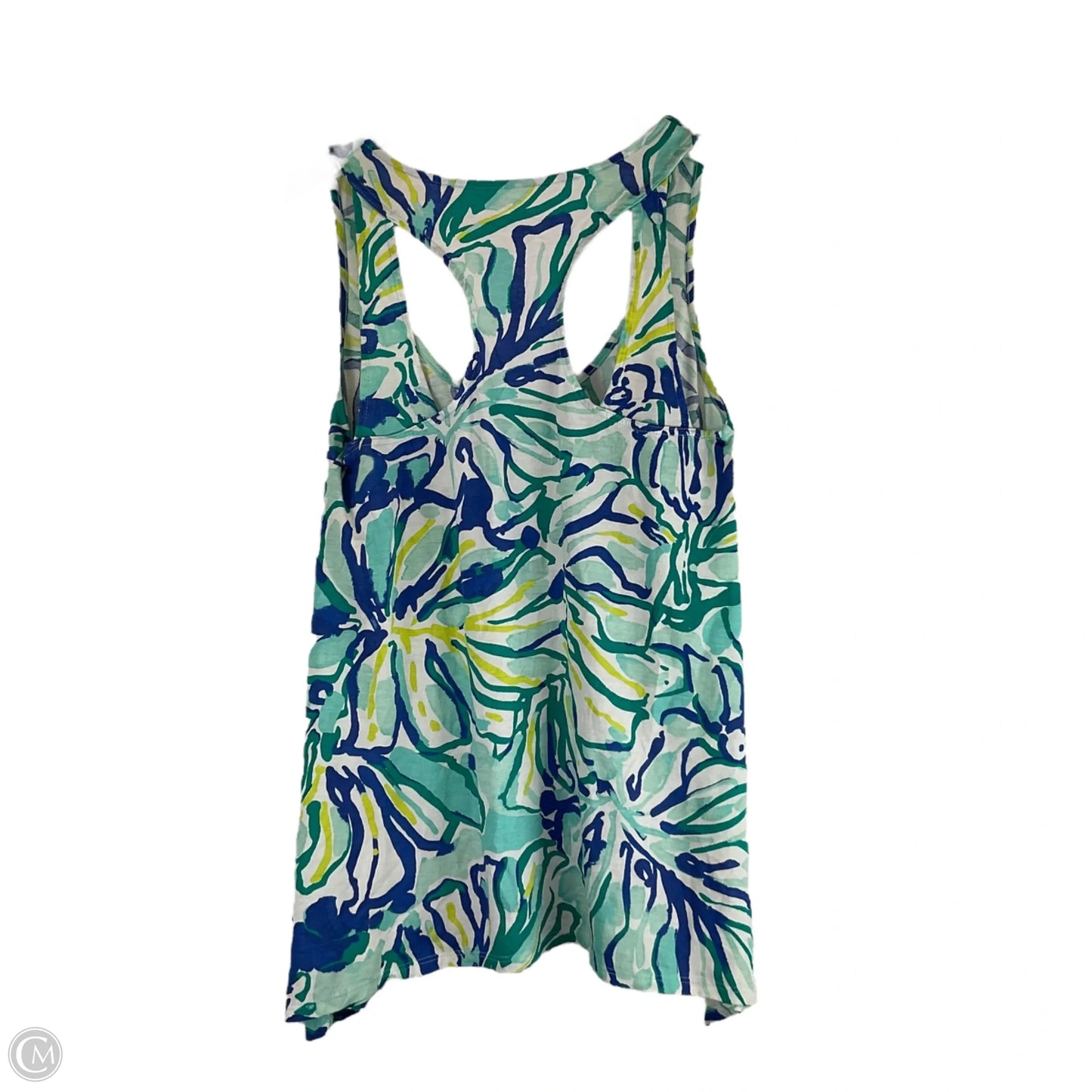 Top Sleeveless Designer By Lilly Pulitzer In Blue & Green, Size: Xs