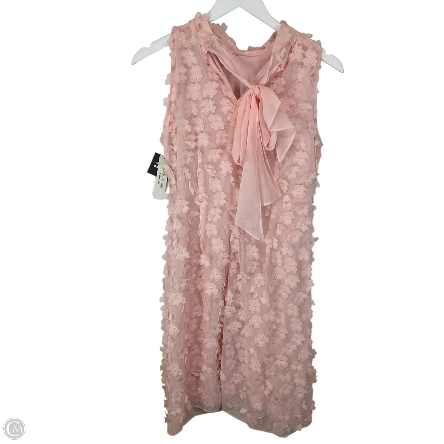 Dress Casual Short By Signature By Robbie Bee In Pink, Size: S