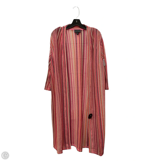Kimono By G By Giuliana In Orange & Pink, Size: L