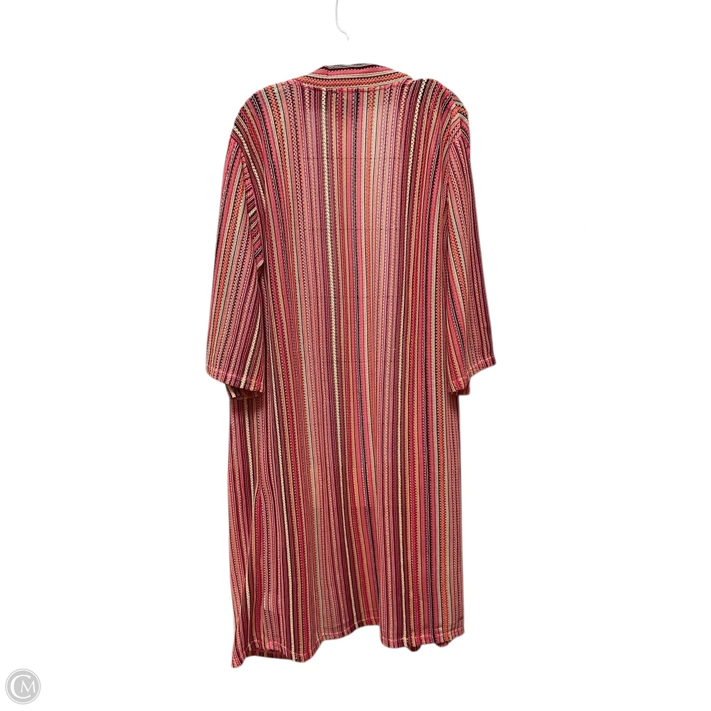 Kimono By G By Giuliana In Orange & Pink, Size: L