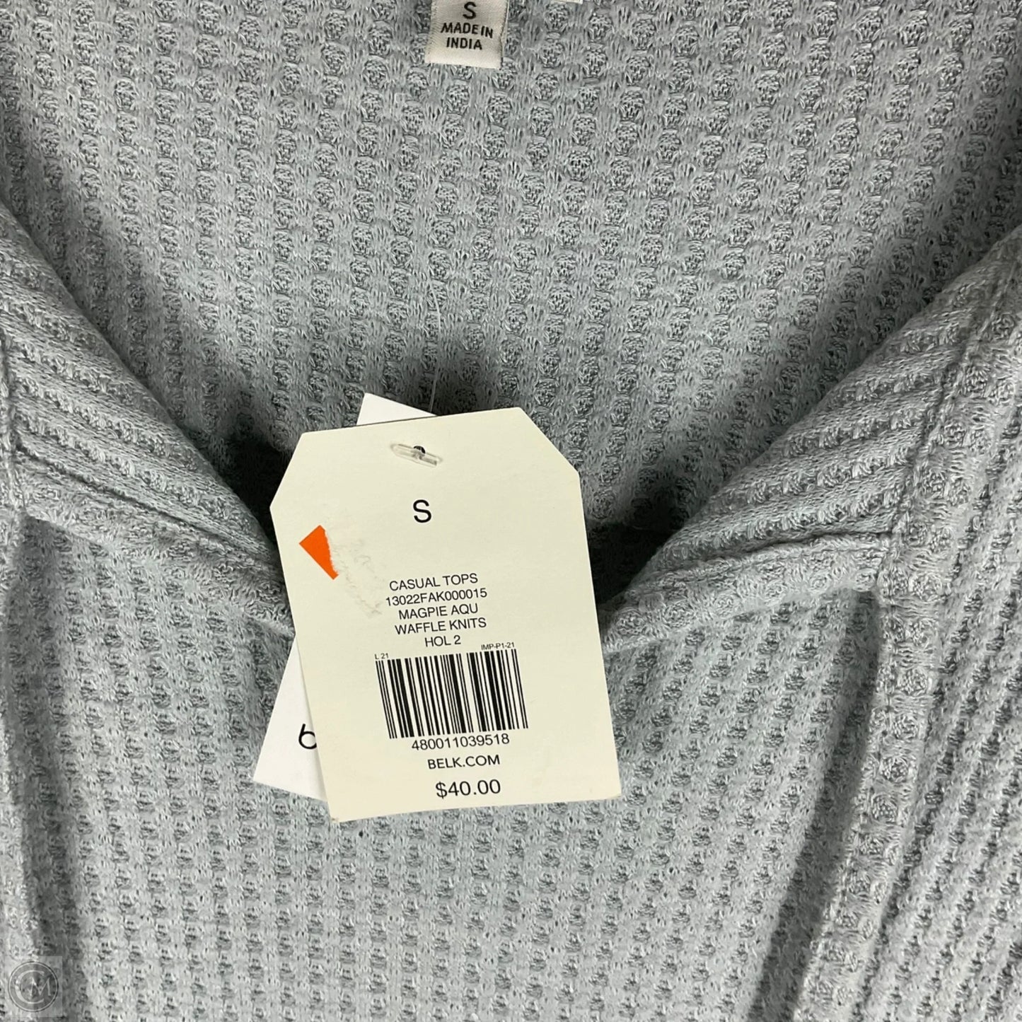 Top Long Sleeve Basic By Wonderly In Grey, Size: S