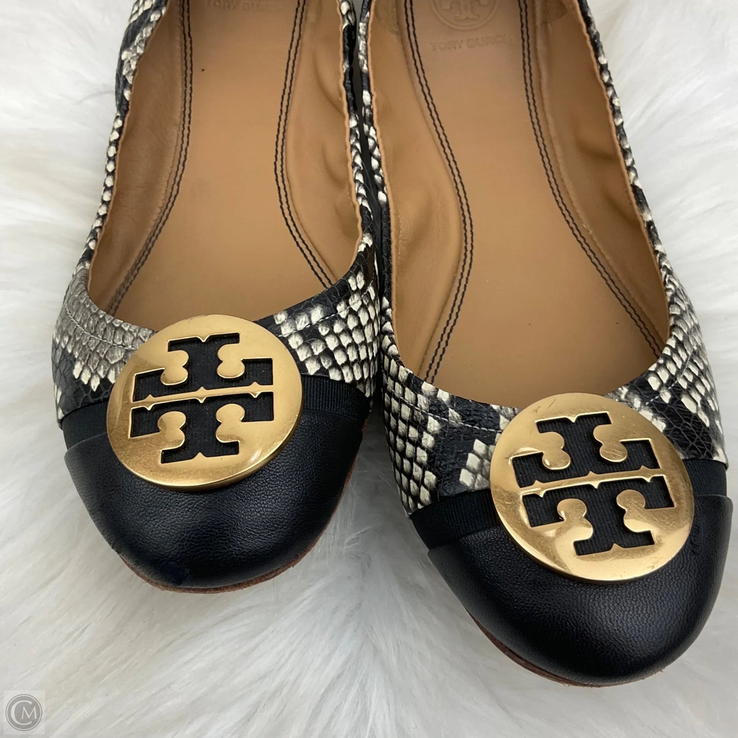Shoes Designer By Tory Burch In Snakeskin Print, Size: 8.5