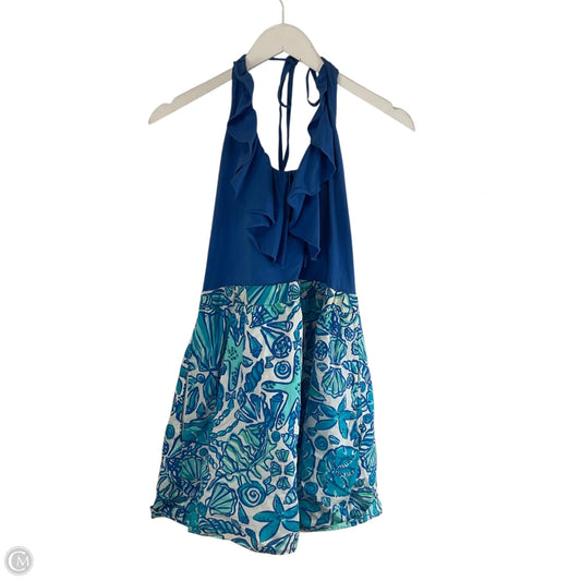 Dress Designer By Lilly Pulitzer In Blue, Size: L