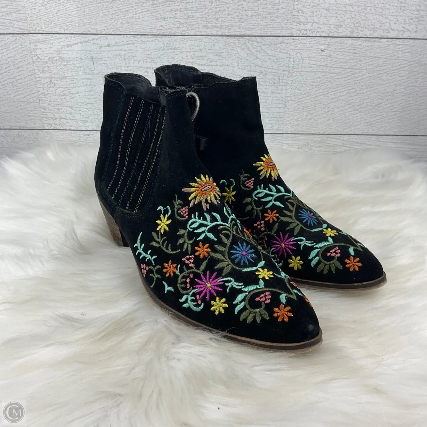Boots Ankle Heels By Diba In Black, Size: 8.5