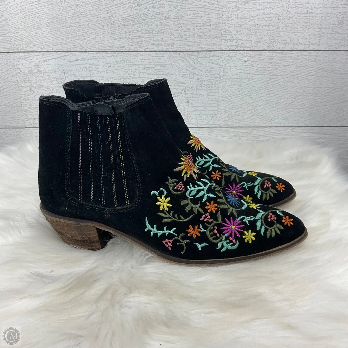 Boots Ankle Heels By Diba In Black, Size: 8.5