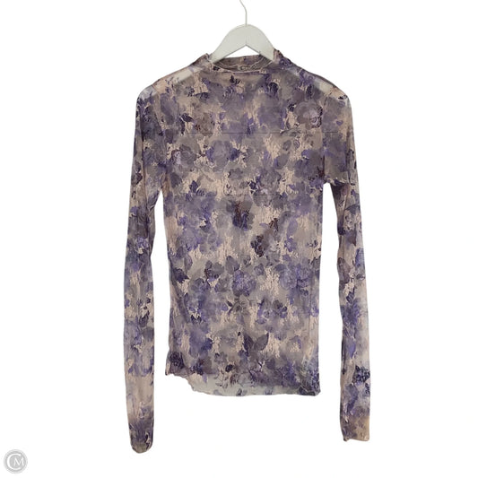 Top Long Sleeve By Free People In Purple, Size: Xl
