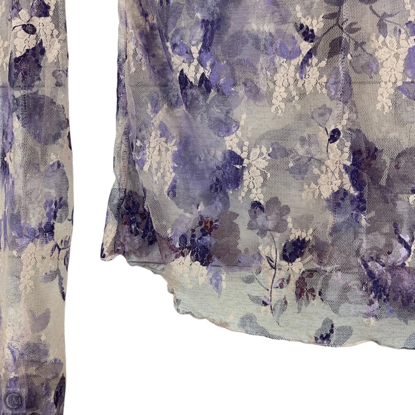 Top Long Sleeve By Free People In Purple, Size: Xl