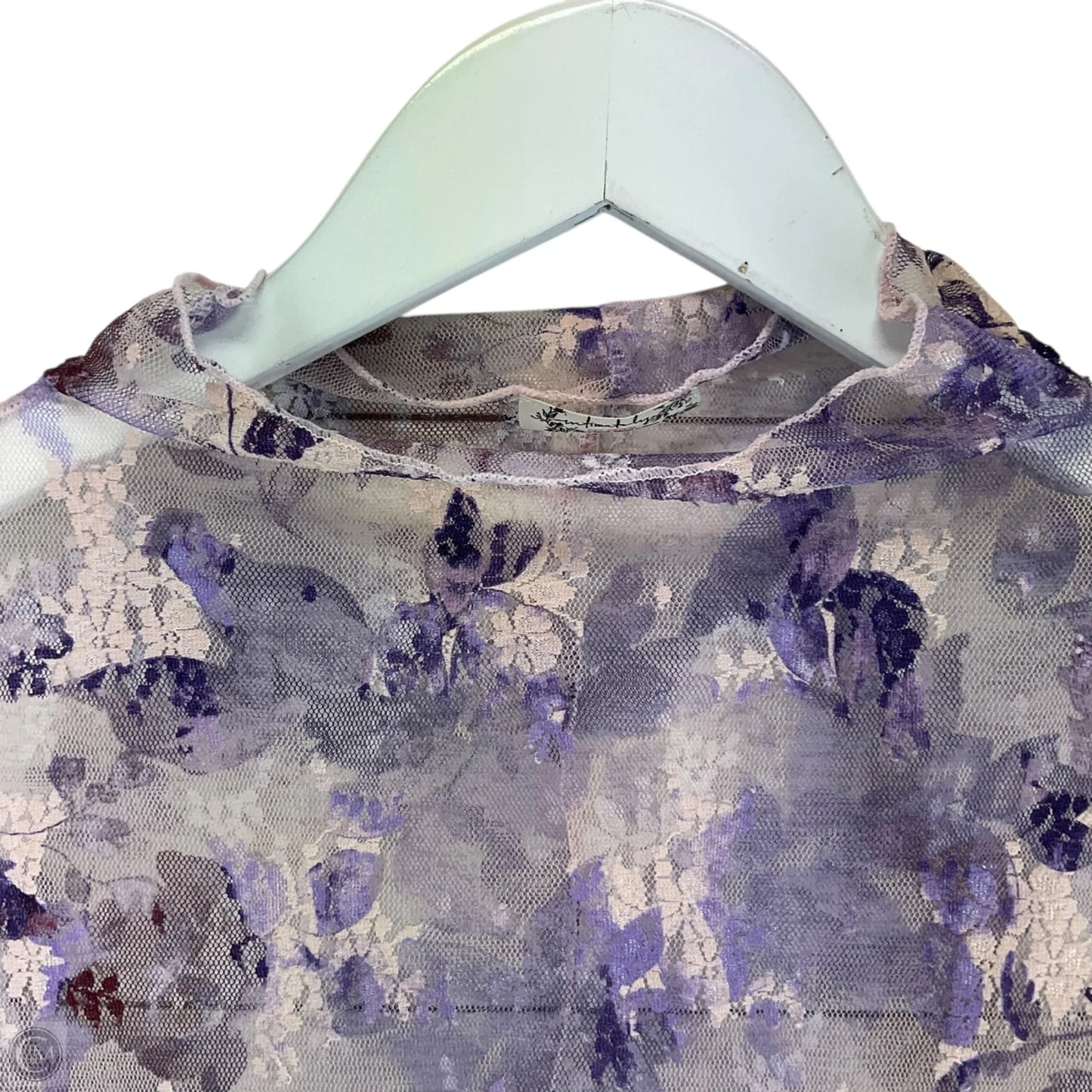 Top Long Sleeve By Free People In Purple, Size: Xl