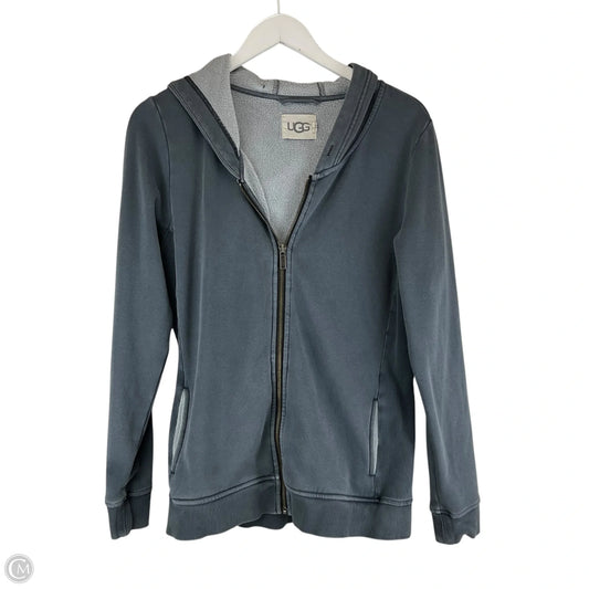 Jacket Designer By Ugg In Grey, Size: L