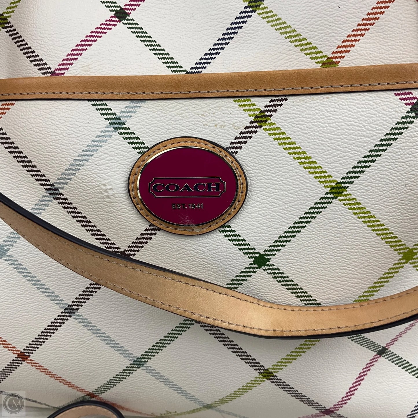 Handbag Designer By Coach, Size: Large