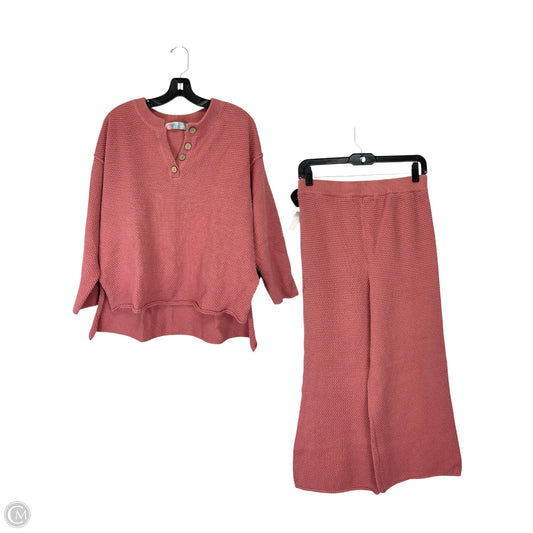 Pants Set 2pc By Free People In Pink, Size: S