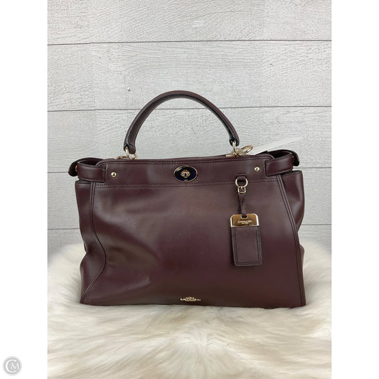 Handbag Designer By Coach, Size: Medium