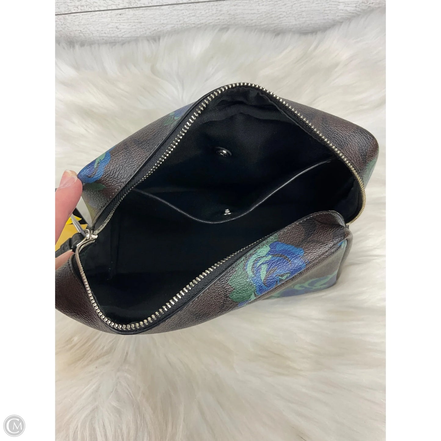Makeup Bag Designer By Coach, Size: Medium