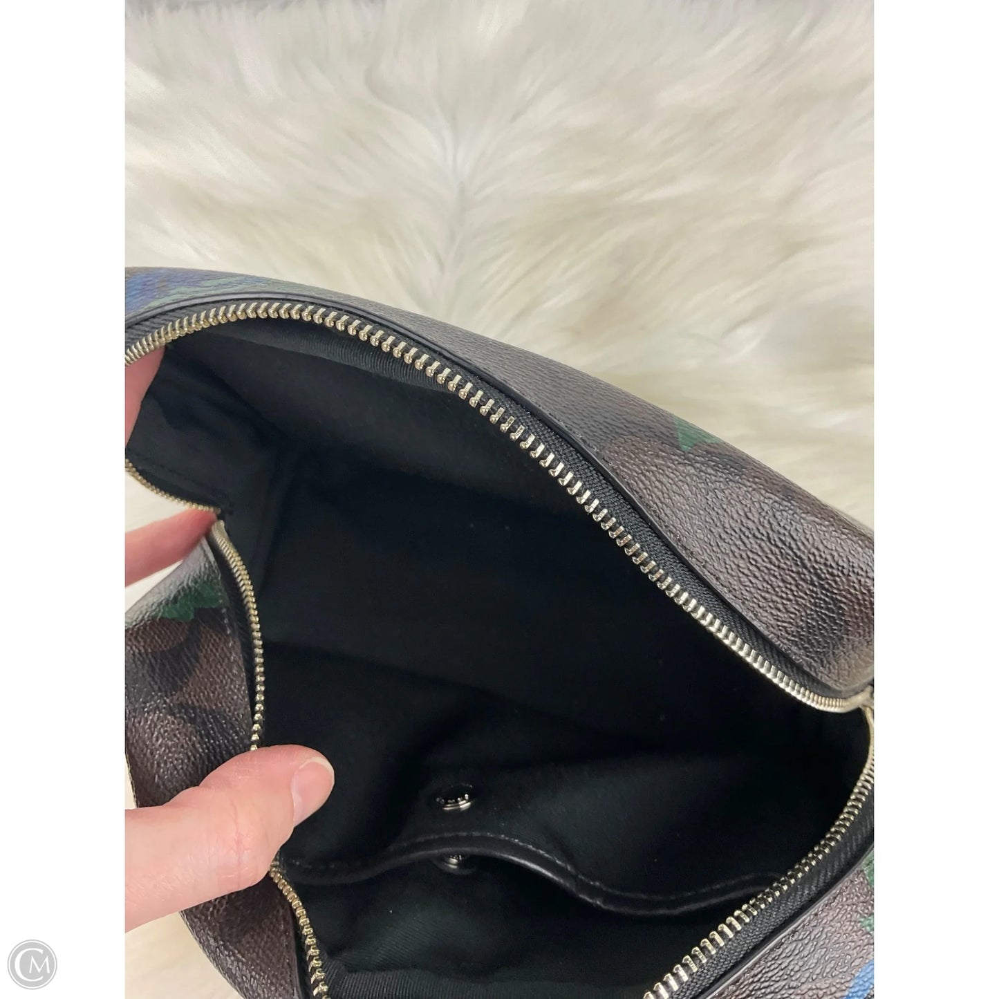 Makeup Bag Designer By Coach, Size: Medium