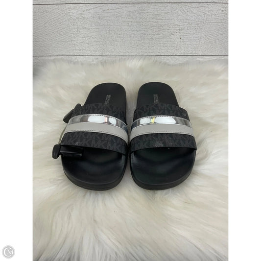 Sandals Designer By Michael Kors In Black, Size: 9