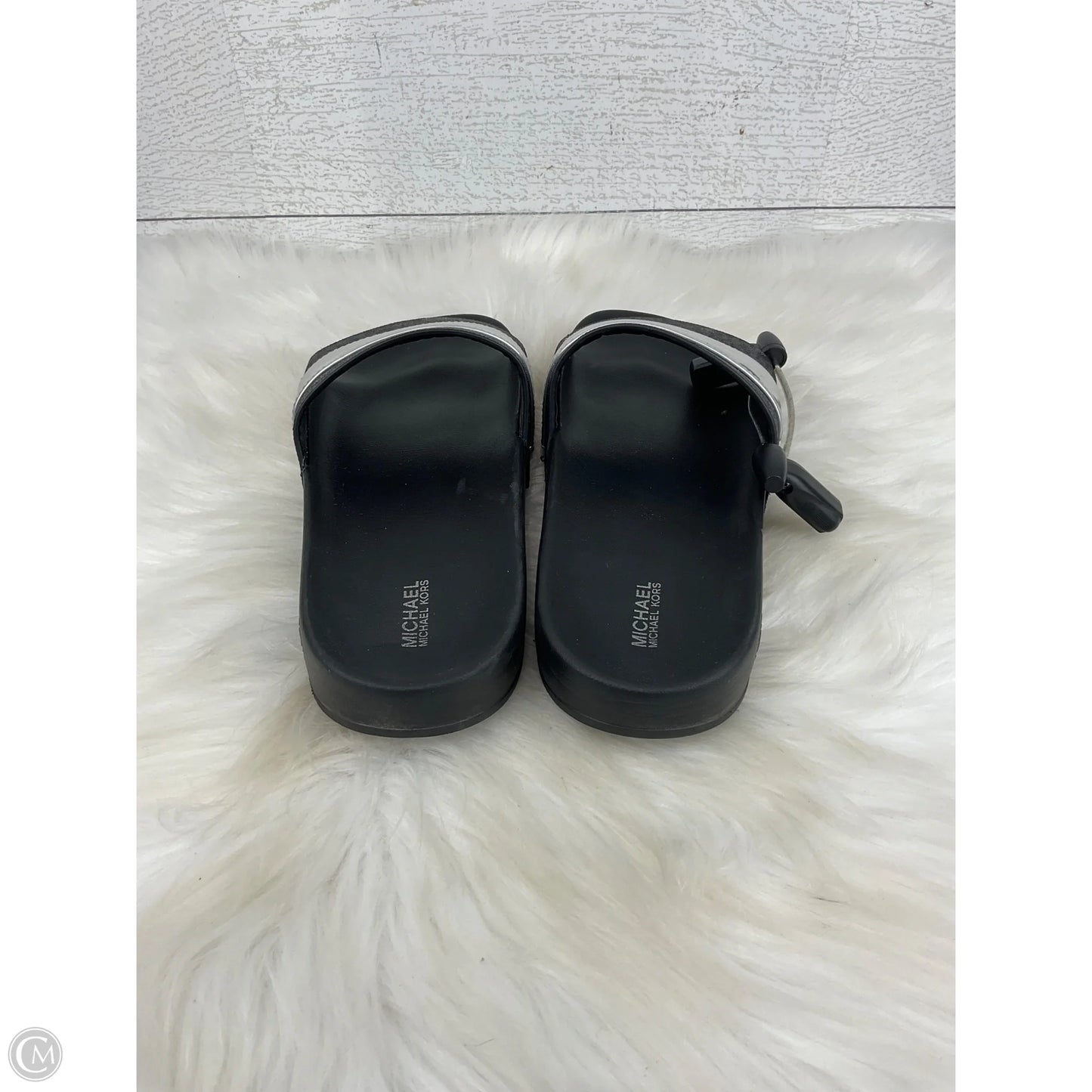 Sandals Designer By Michael Kors In Black, Size: 9