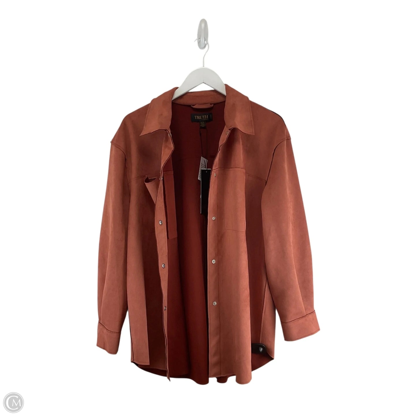 Coat Other By Truth In Orange, Size: 1x