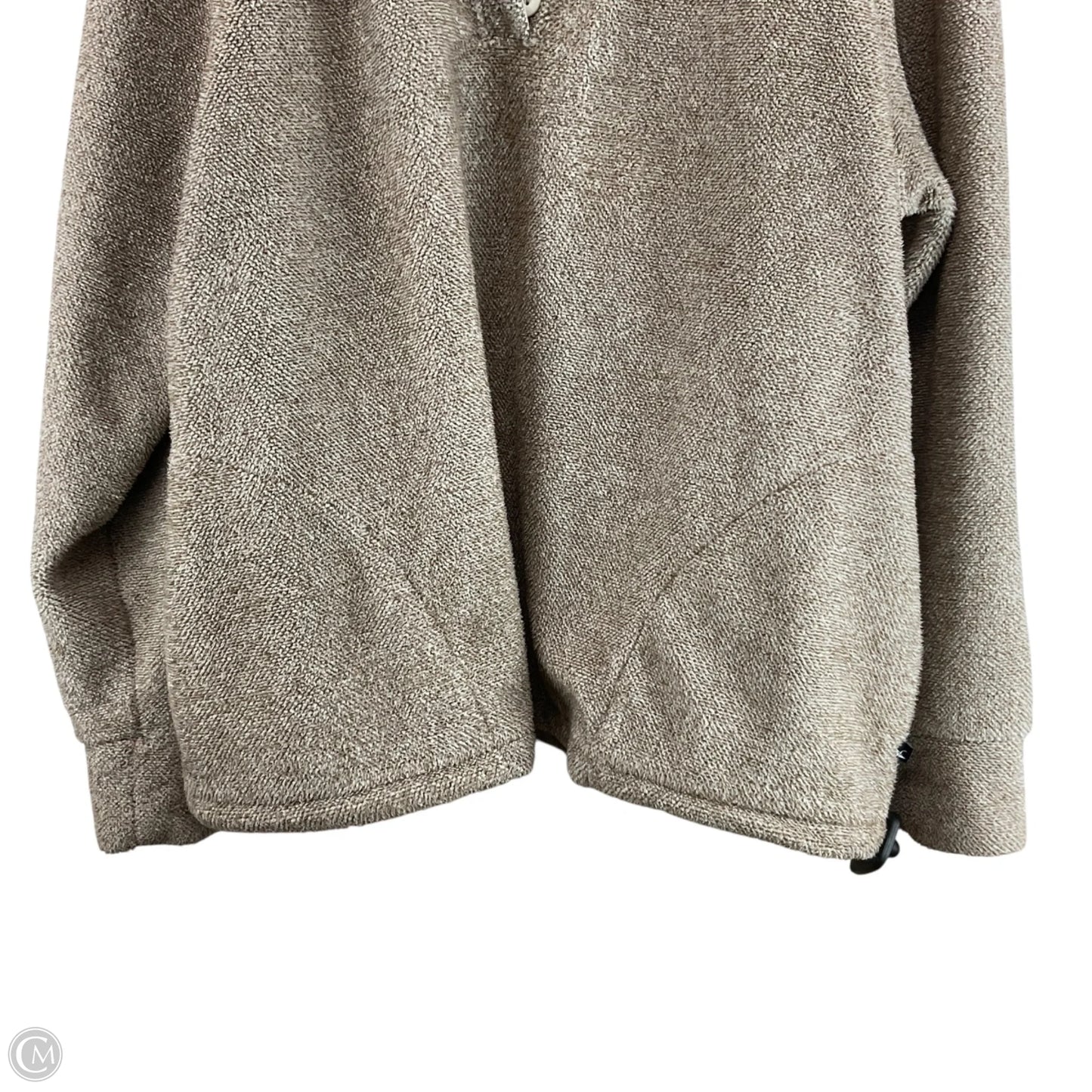 Sweatshirt Crewneck By Eddie Bauer In Tan, Size: Xxl