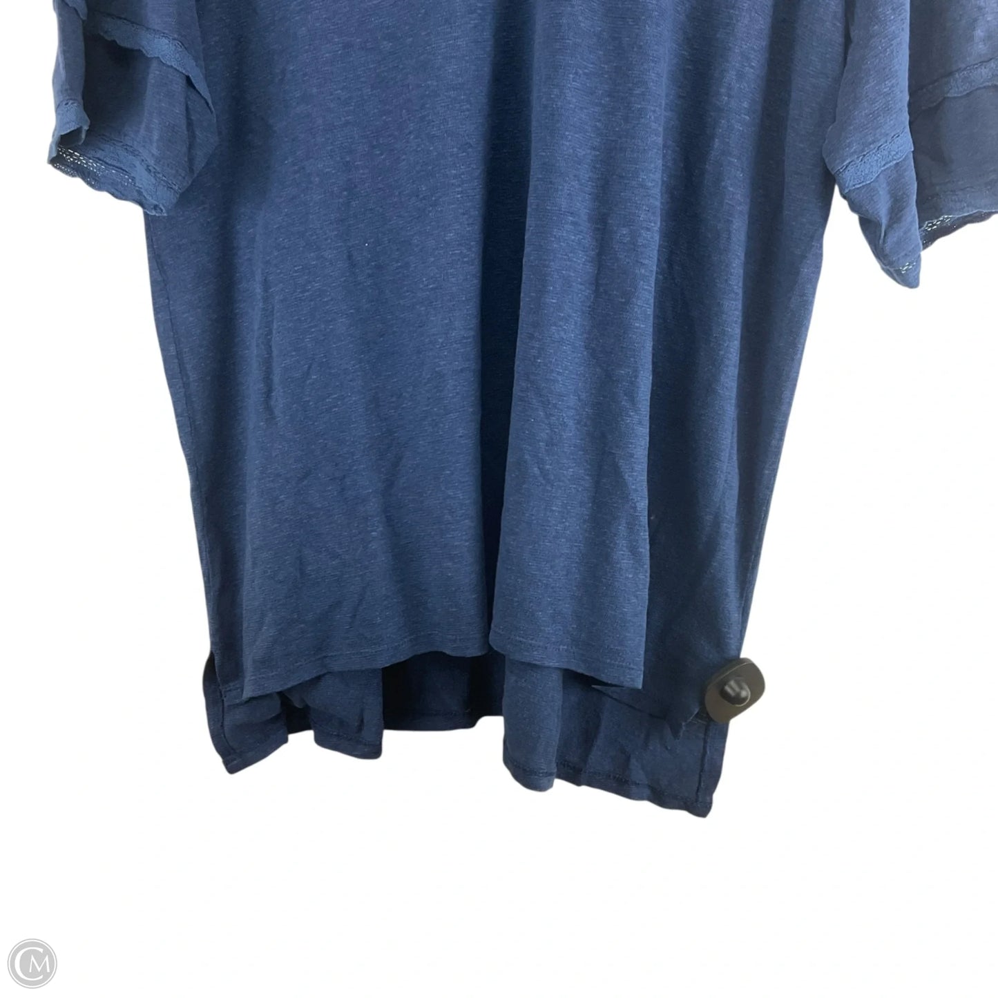 Top Short Sleeve By Meadow Rue In Navy, Size: Xl