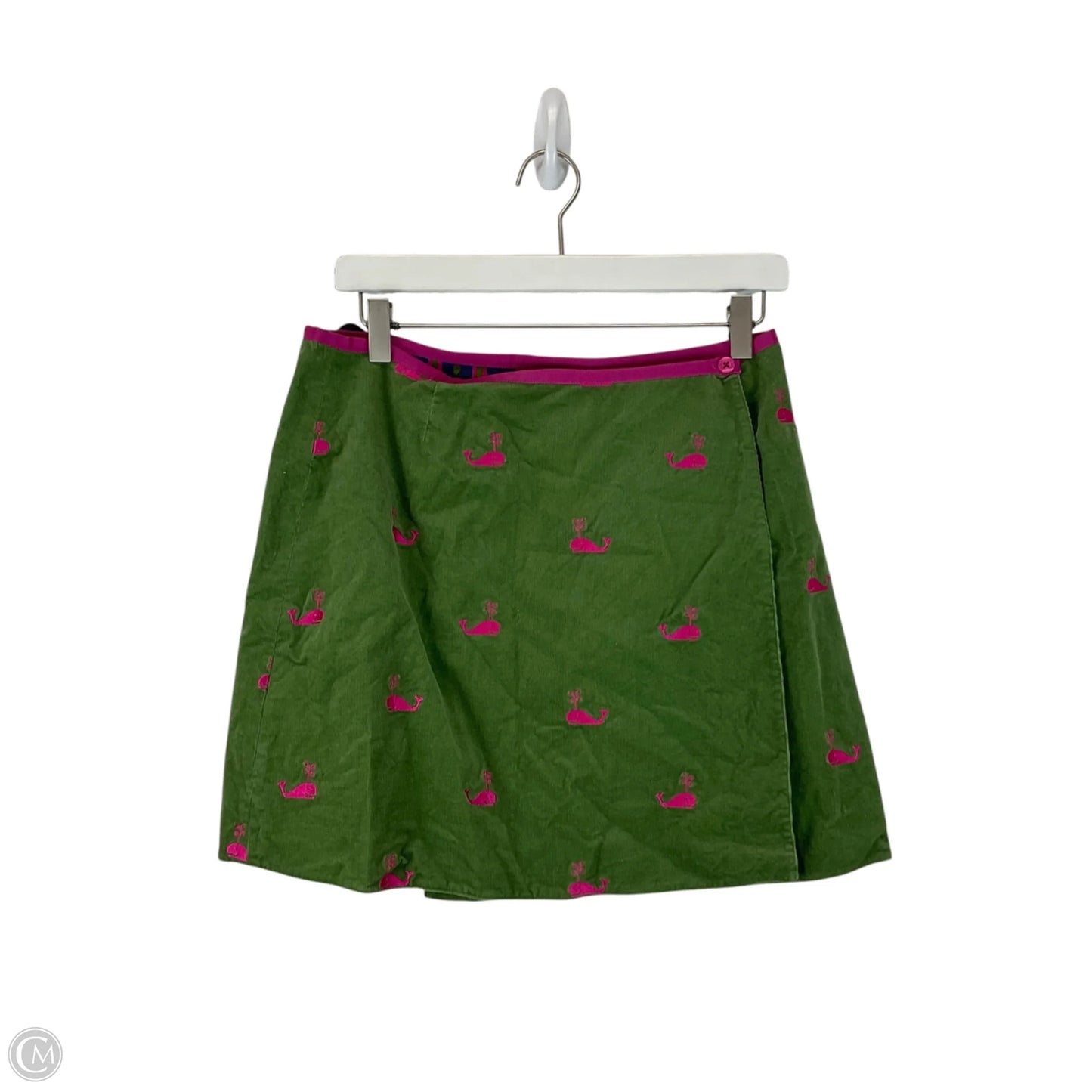 Skirt Designer By Lilly Pulitzer In Green & Pink, Size: 16