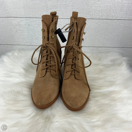 Boots Ankle Heels By Bcbgeneration In Tan, Size: 8