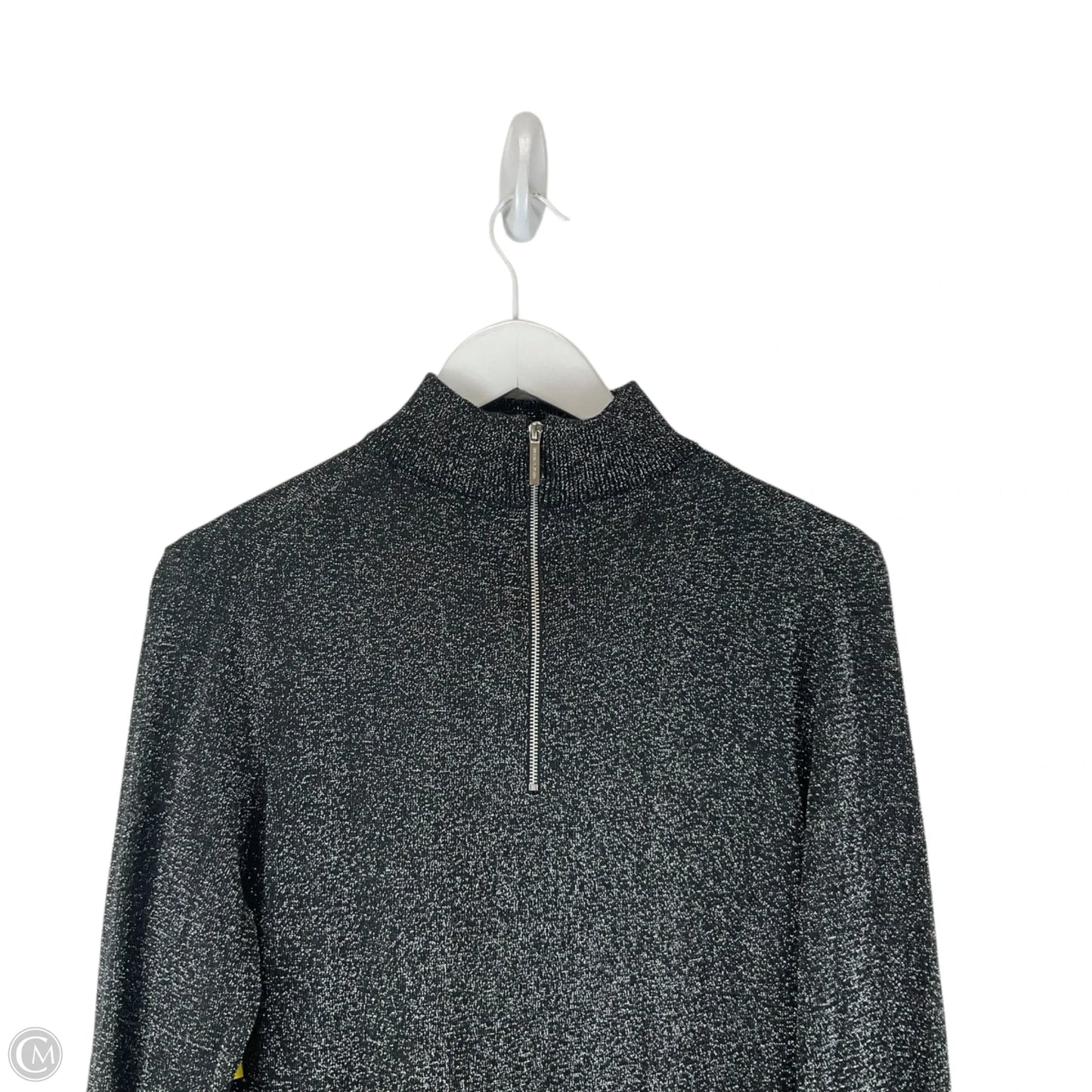 Top Long Sleeve By Michael By Michael Kors In Silver, Size: L