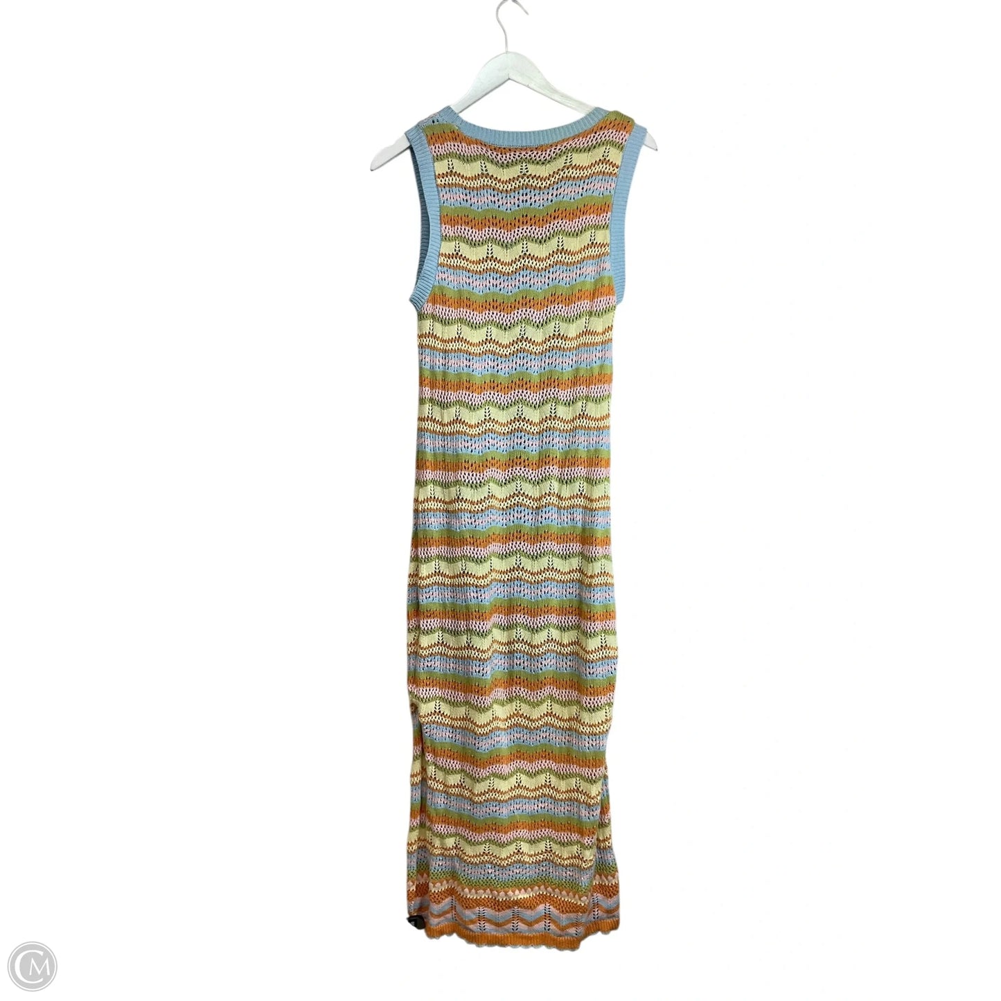Dress Casual Maxi By Clothes Mentor In Rainbow Print, Size: L