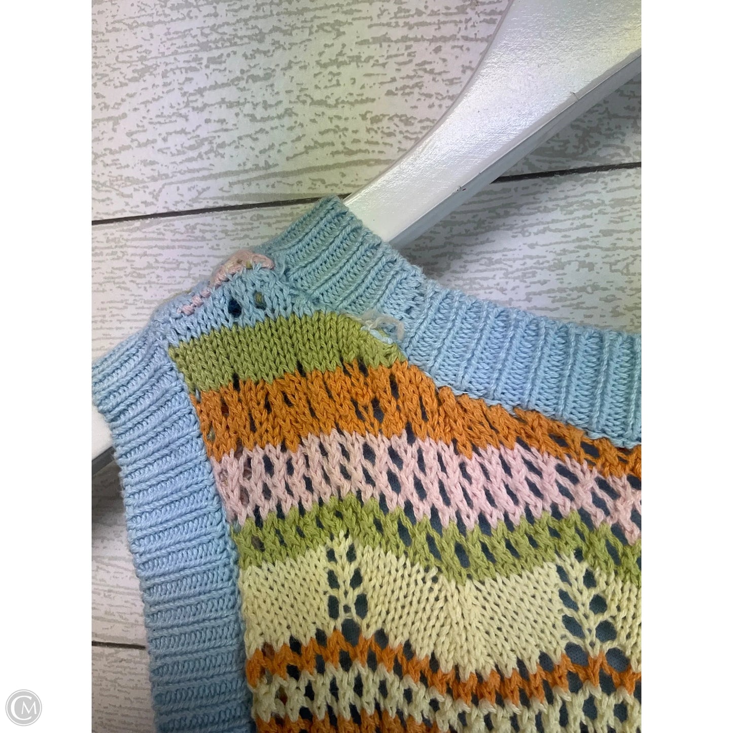 Dress Casual Maxi By Clothes Mentor In Rainbow Print, Size: L