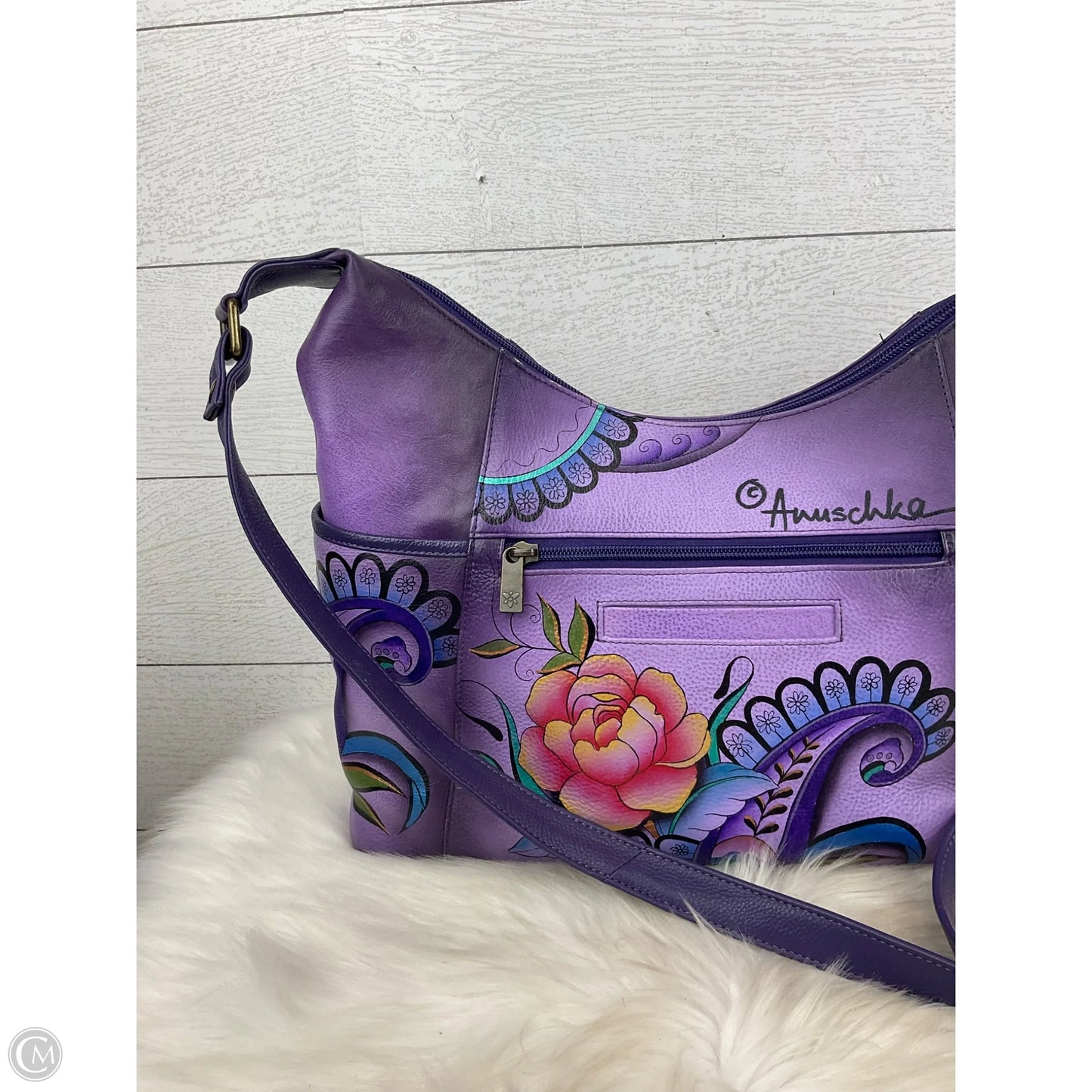 Crossbody By Anuschka, Size: Large