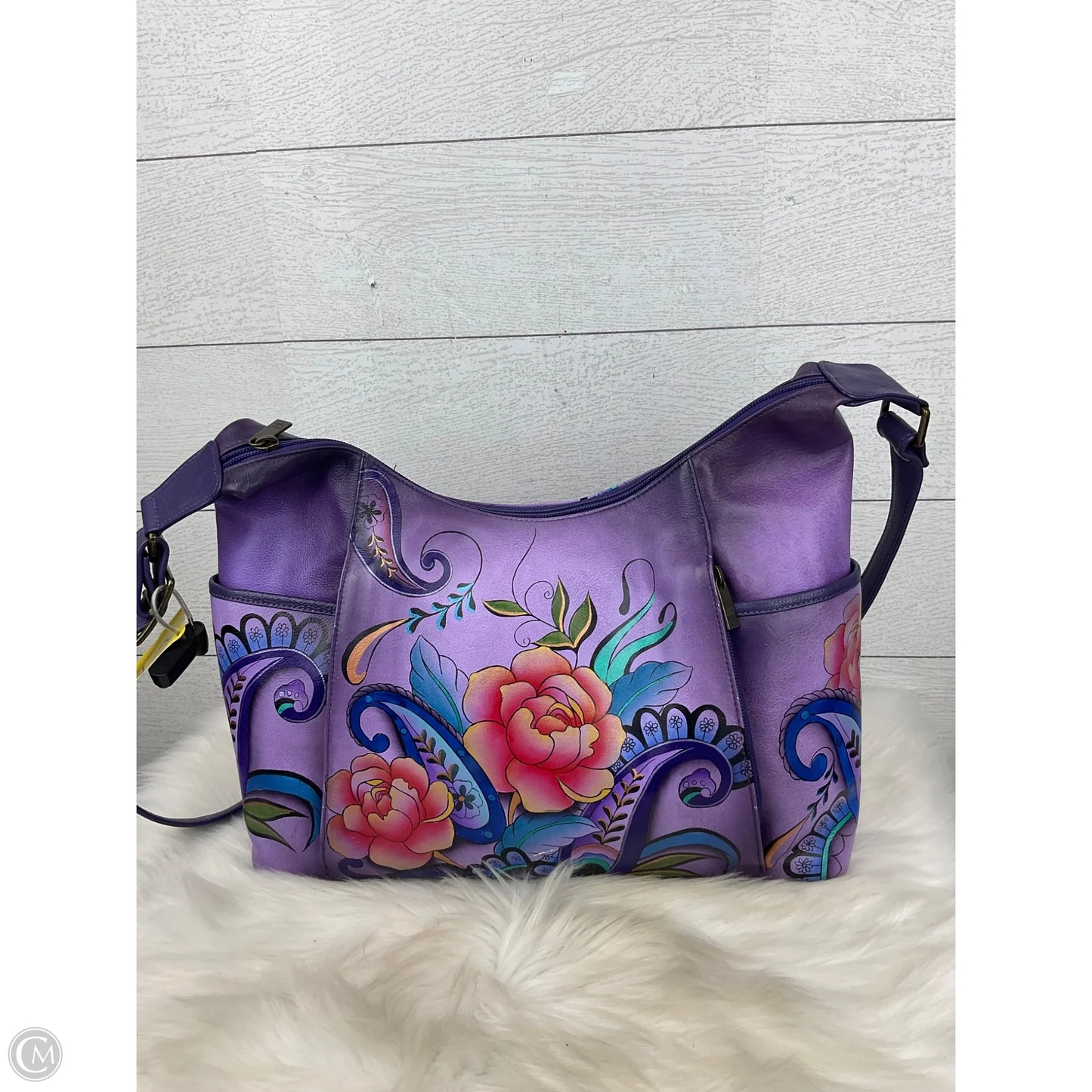 Crossbody By Anuschka, Size: Large