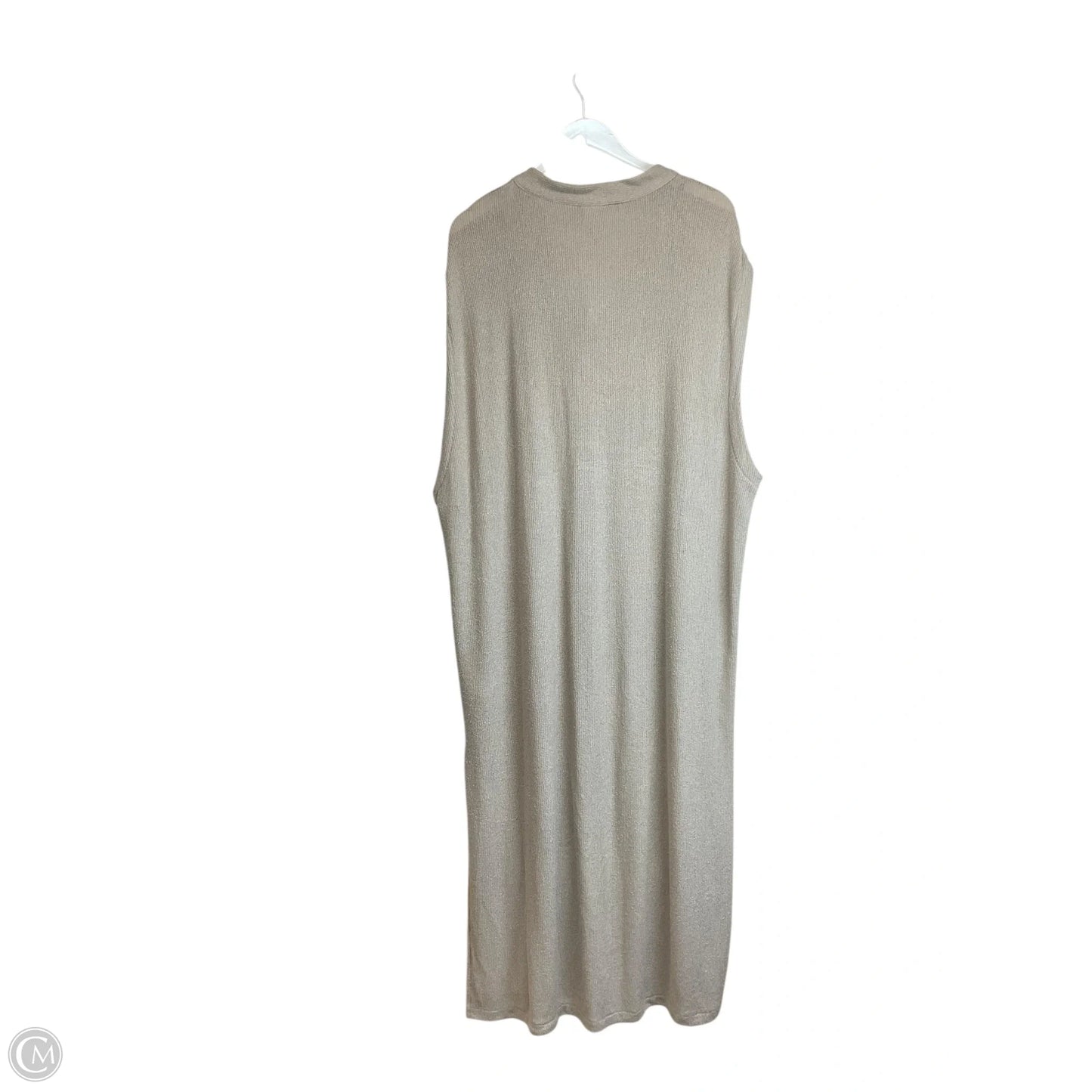 Dress Casual Maxi By H&m In Tan, Size: Xxl
