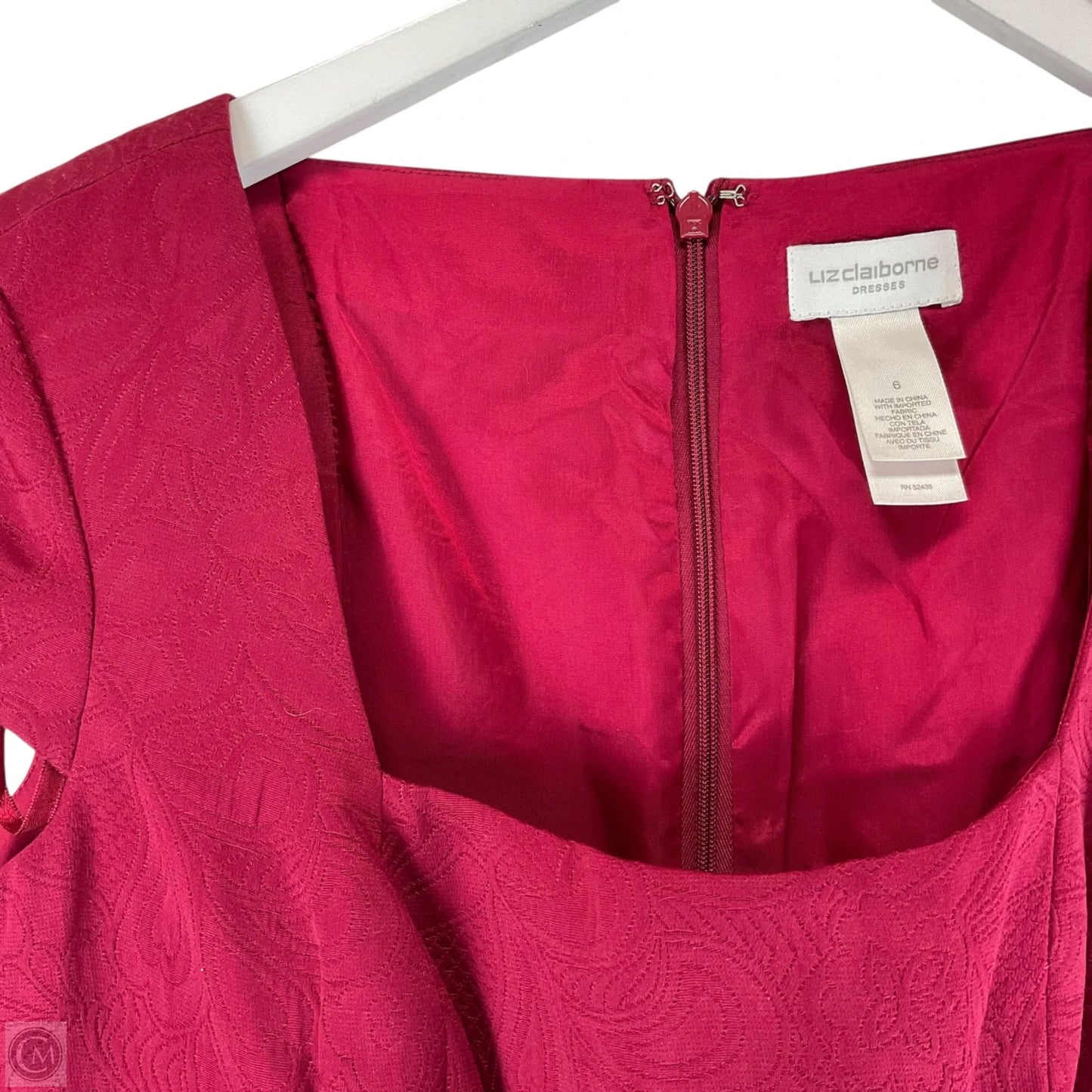 Dress Party Midi By Liz Claiborne In Red, Size: 6