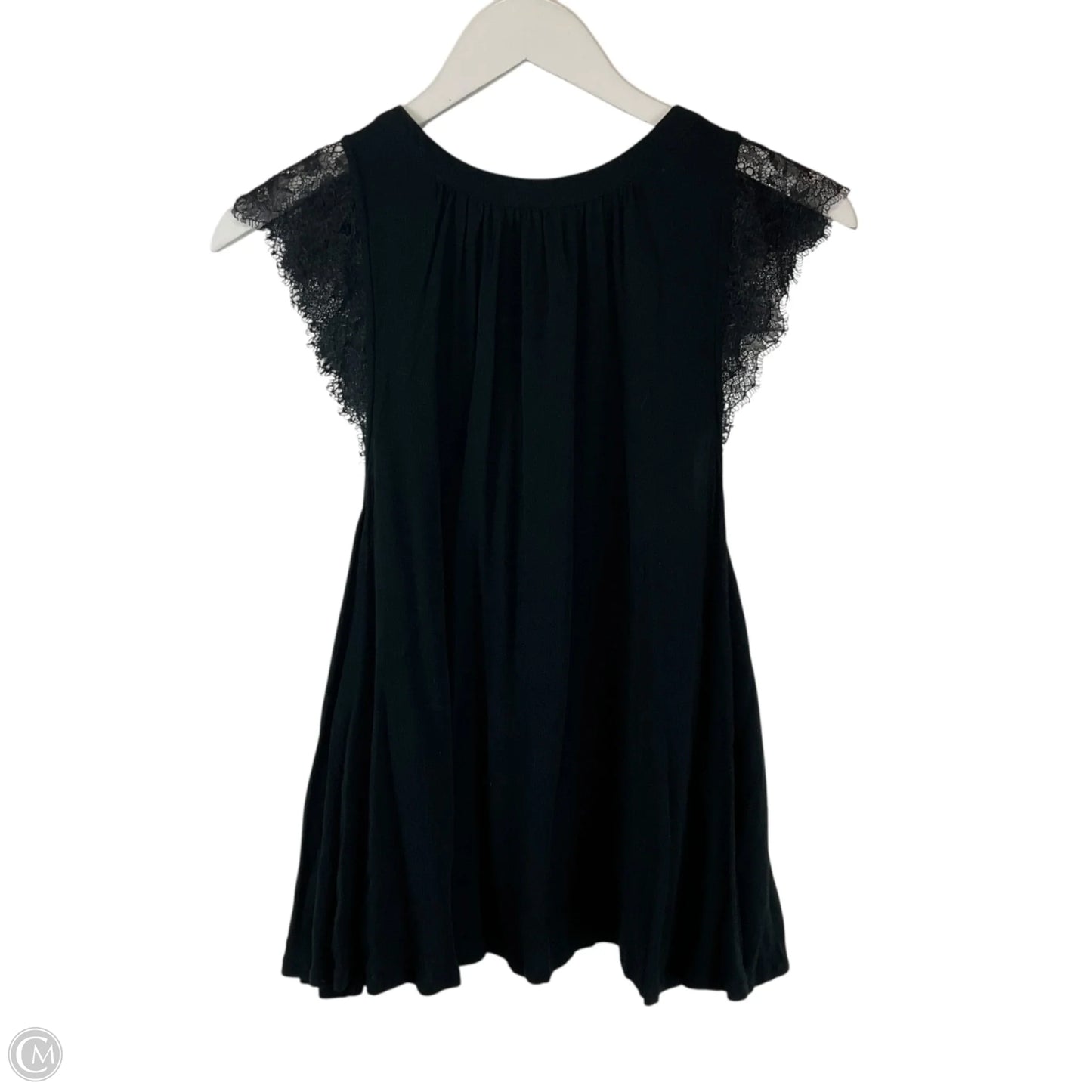Top Short Sleeve By Free People In Black, Size: S