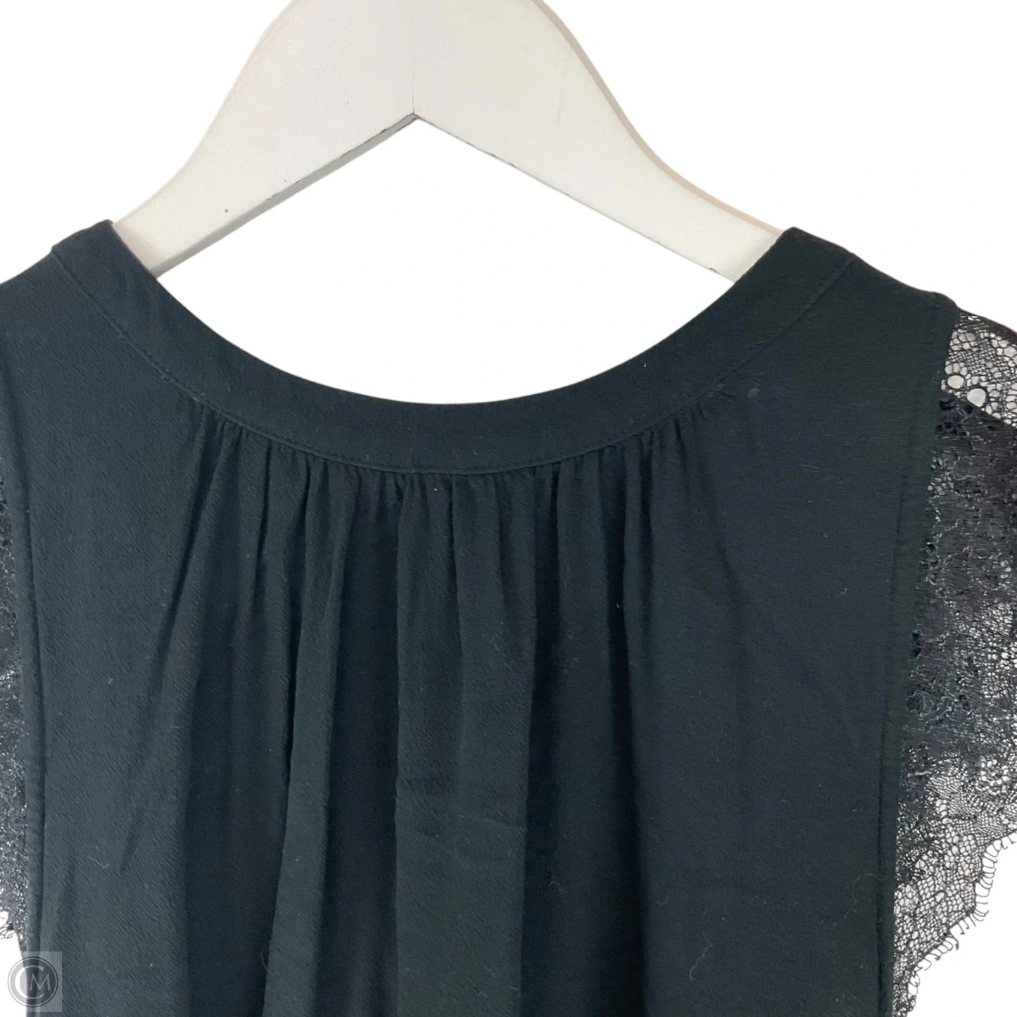 Top Short Sleeve By Free People In Black, Size: S