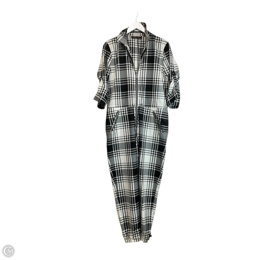 Jumpsuit By Clothes Mentor In Plaid Pattern, Size: S