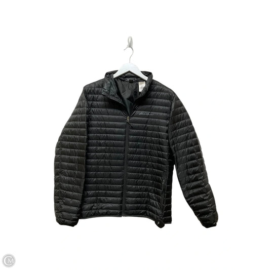 Jacket Puffer & Quilted By Eddie Bauer In Black, Size: M