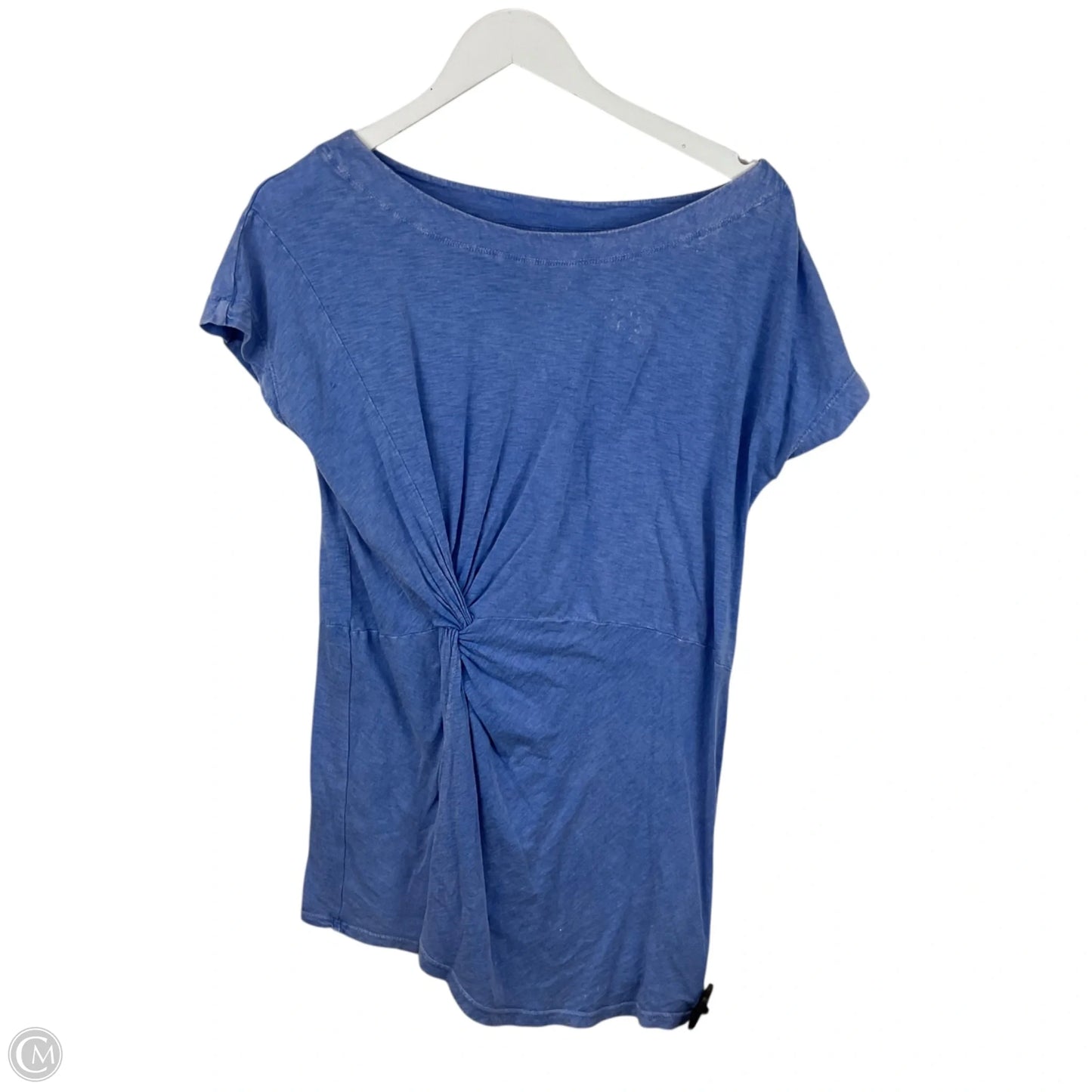 Top Short Sleeve By Anthropologie In Blue, Size: Xs