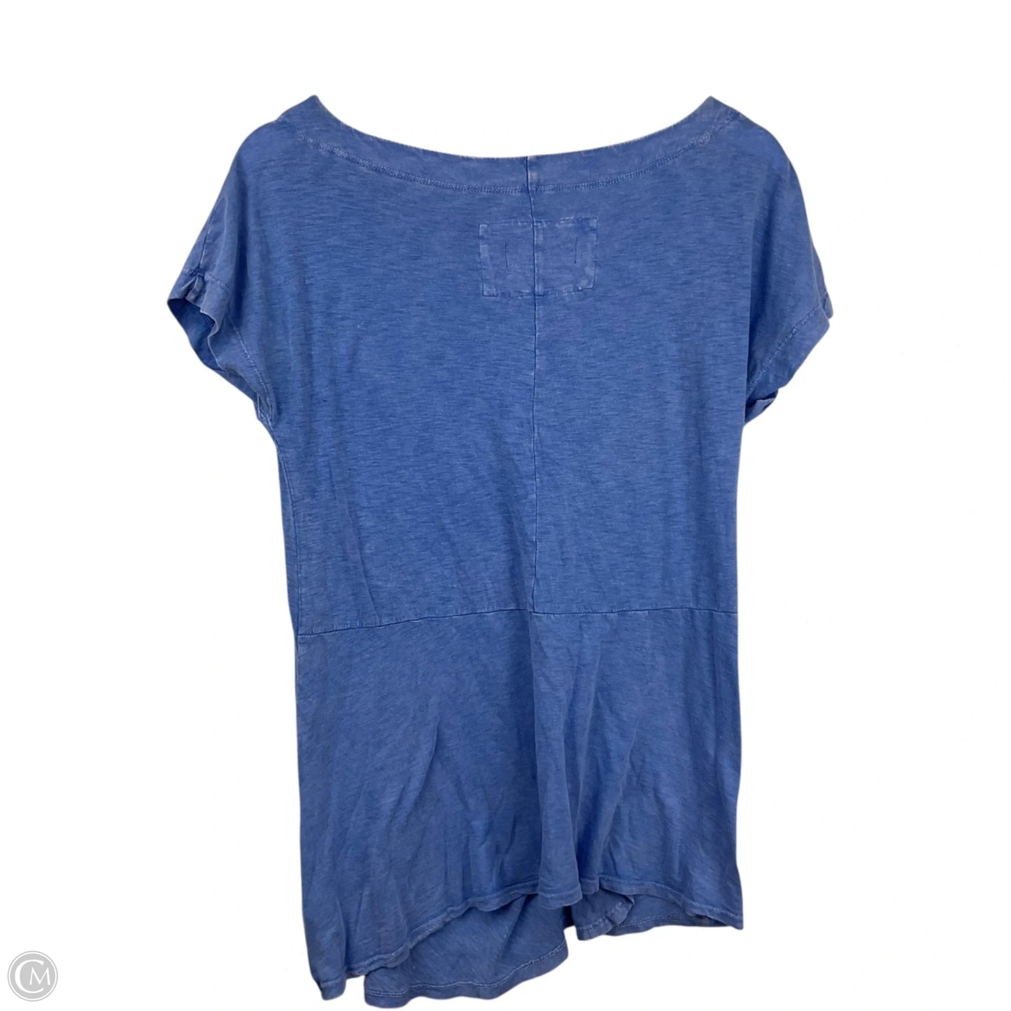 Top Short Sleeve By Anthropologie In Blue, Size: Xs