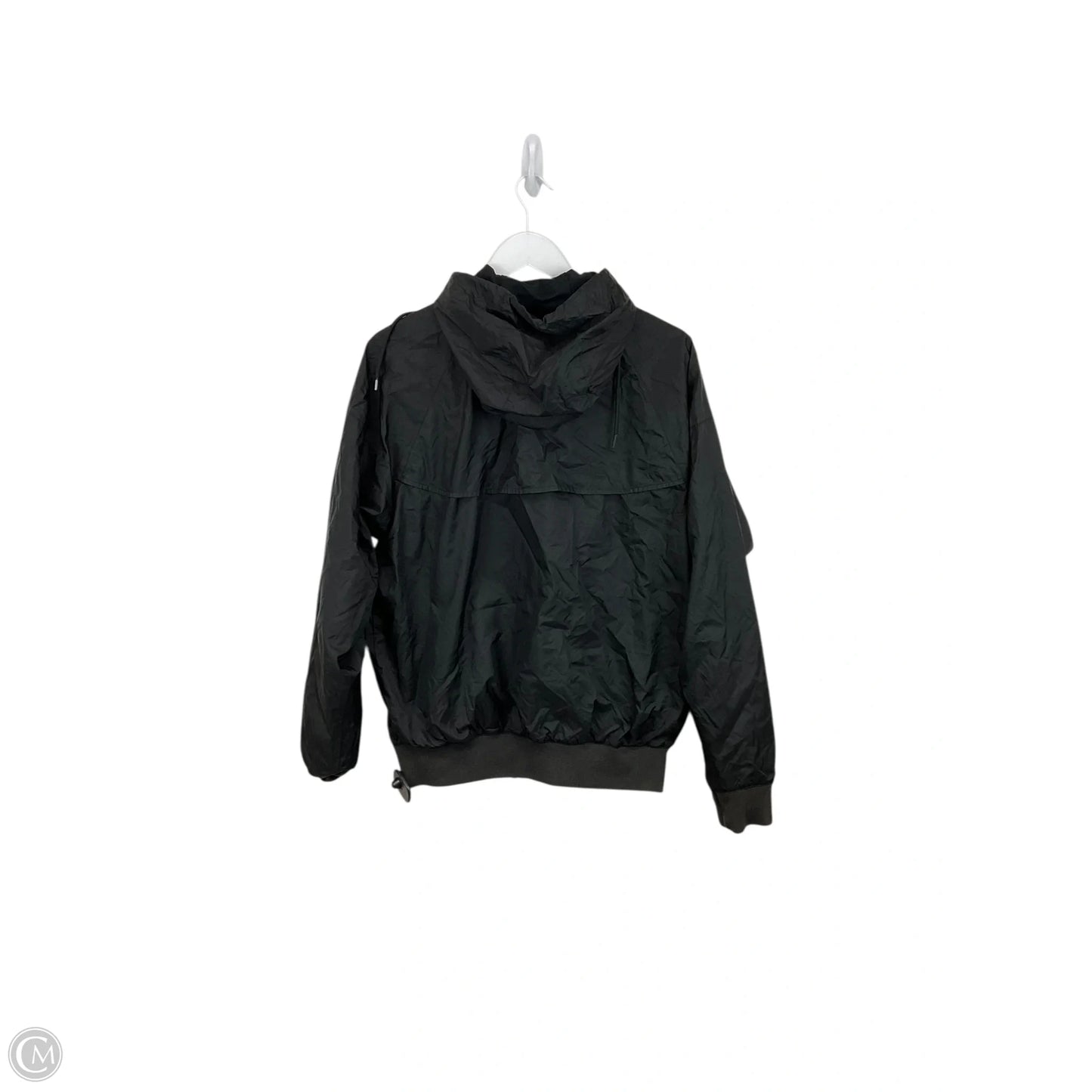 Jacket Windbreaker By Nike Apparel In Black, Size: S