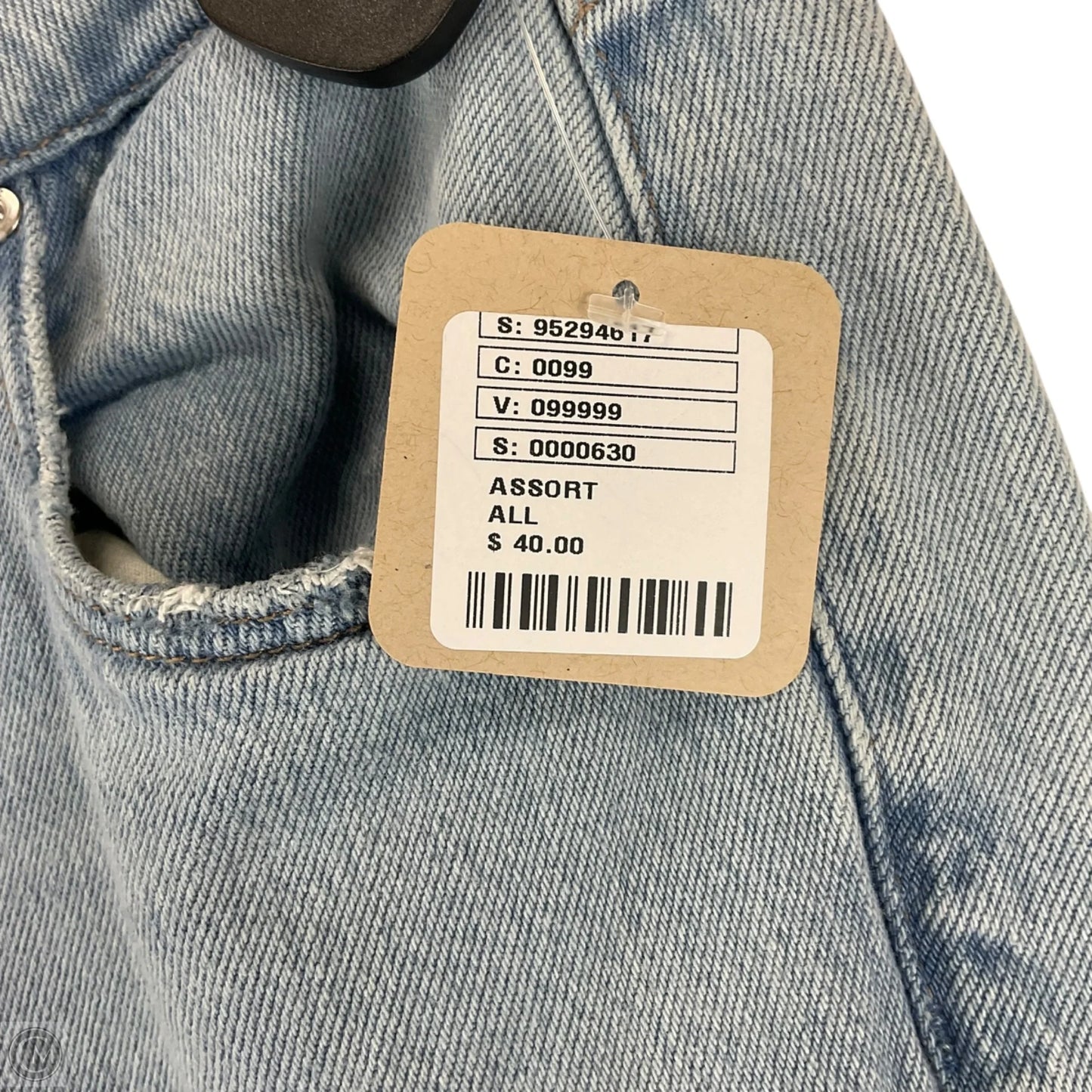 Jeans Straight By Paige In Blue Denim, Size: 6