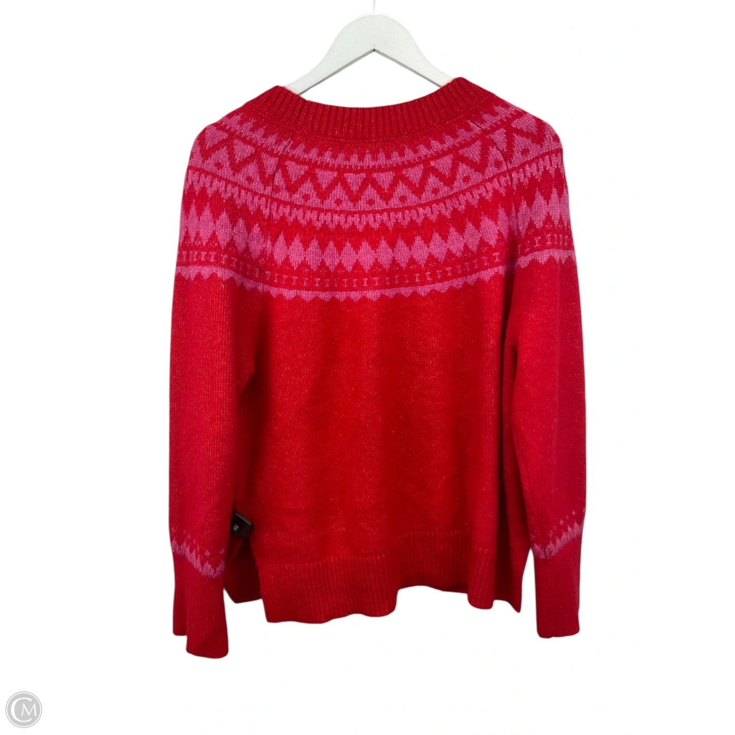 Sweater By Talbots In Red, Size: Xl