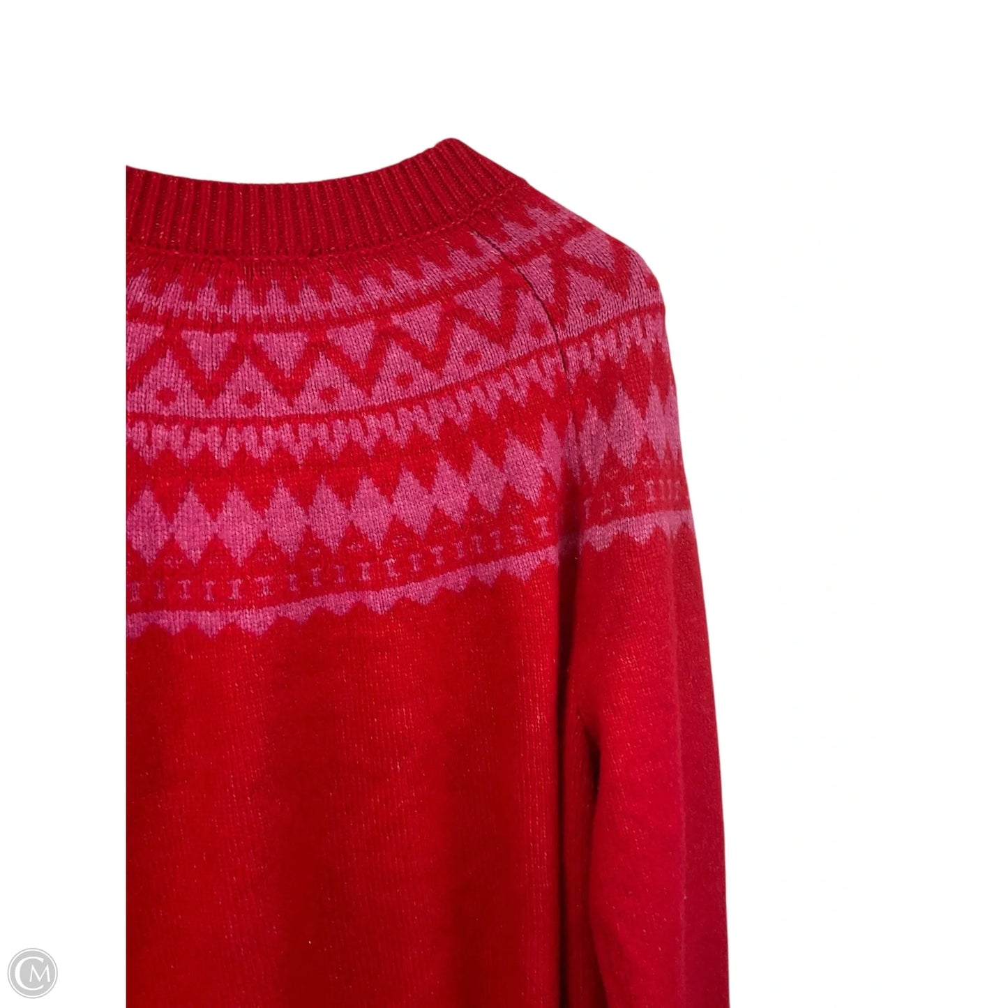 Sweater By Talbots In Red, Size: Xl